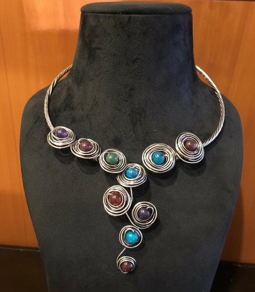 Spiraling Hasli Necklace