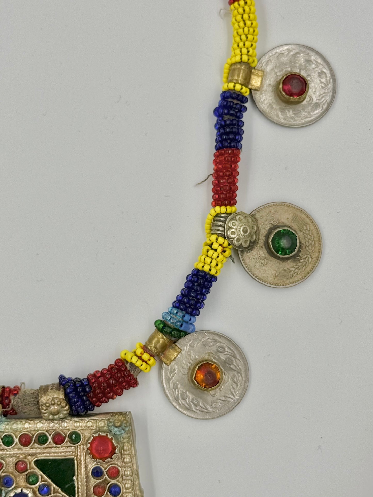 Vintage Afghan Mosaic Necklace