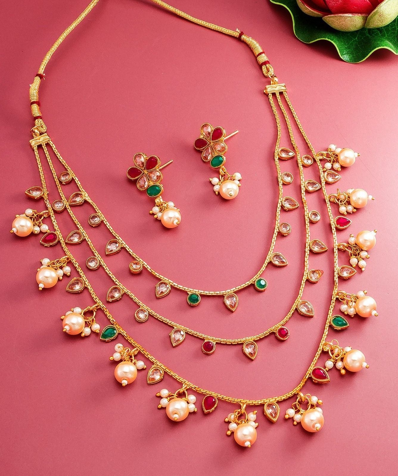 Muttu Ratna Rani Necklace Set