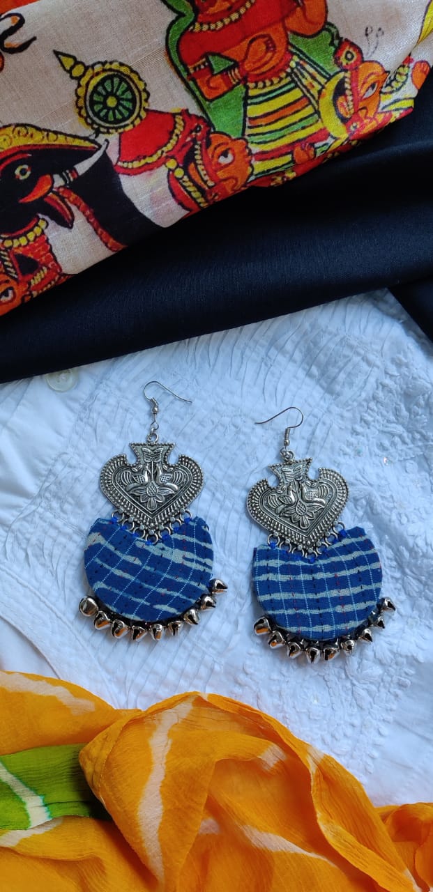 Peacock Spade Earrings