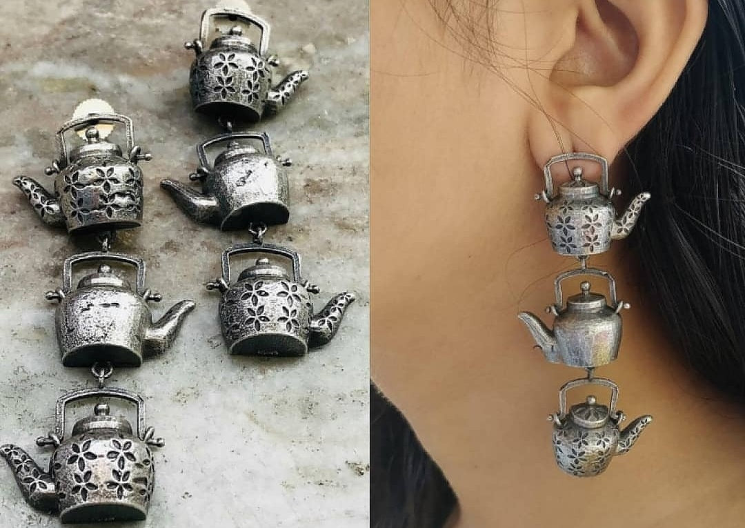 Chai Pot Earrings