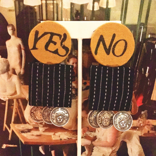 Yes No Earrings