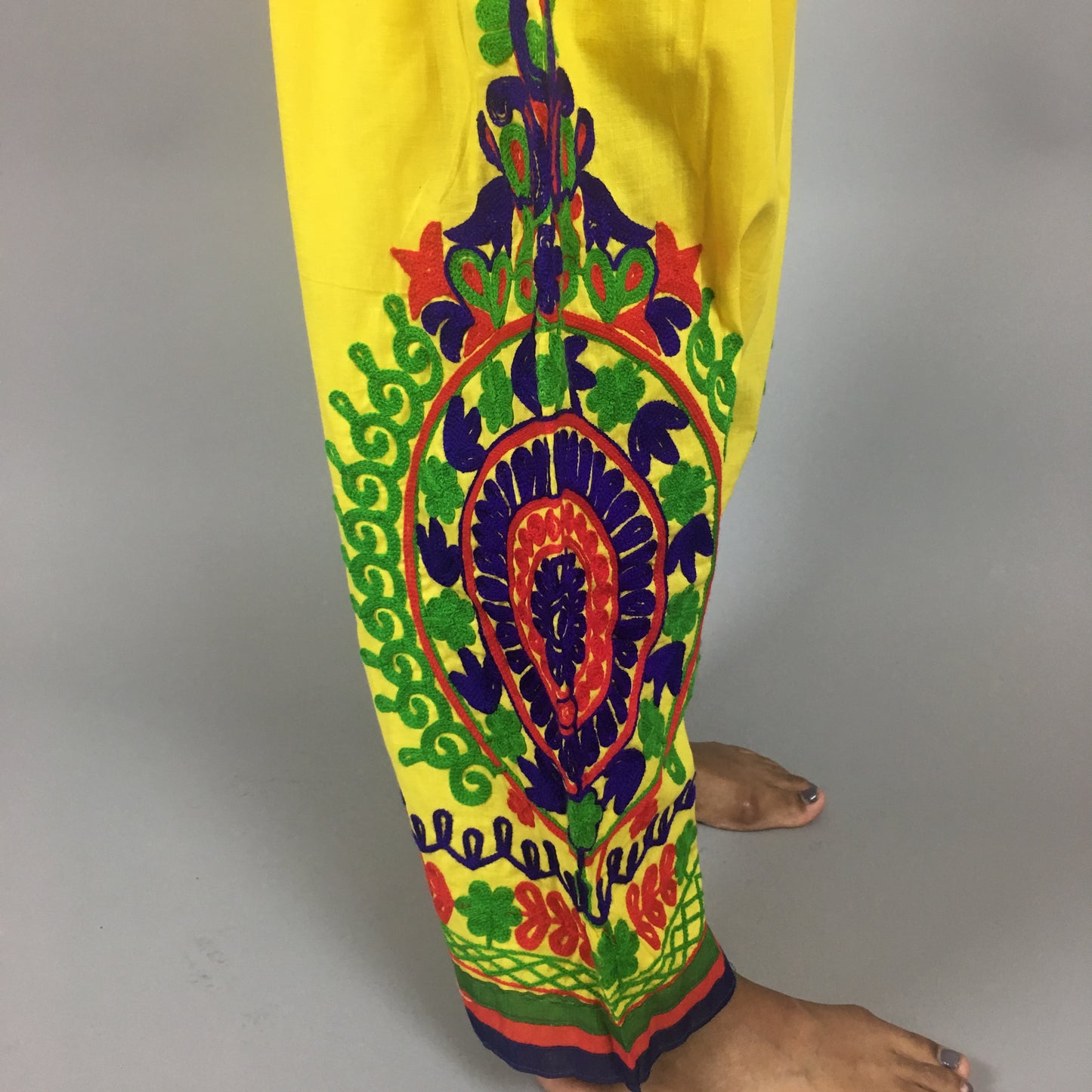 Embroidered Harem Pants