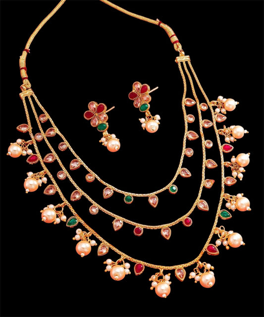 Muttu Ratna Rani Necklace Set