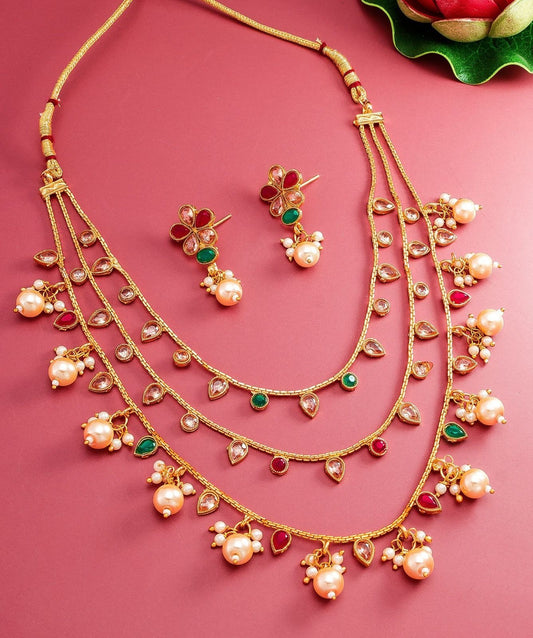 Muttu Ratna Rani Necklace Set
