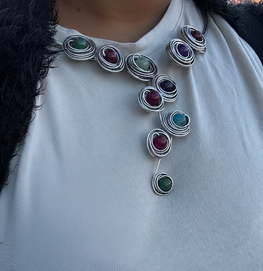 Spiraling Hasli Necklace