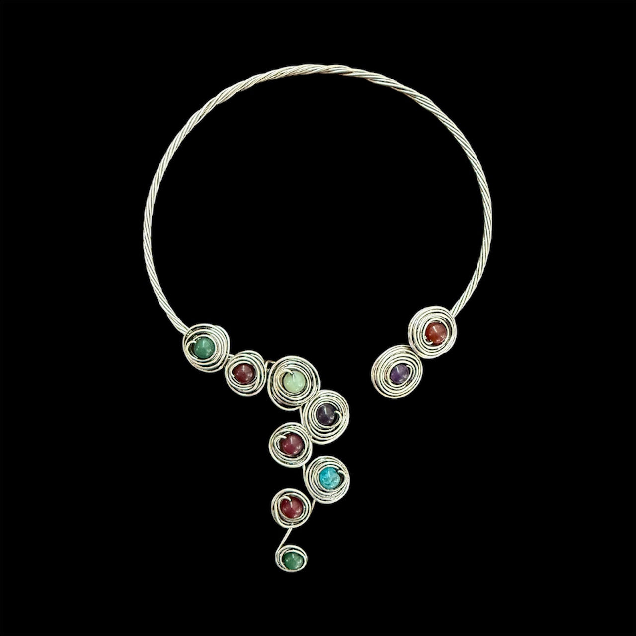 Spiraling Hasli Necklace