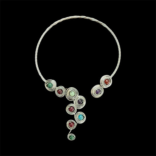 Spiraling Hasli Necklace