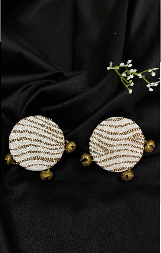 Chinna Striped Bell Earrings