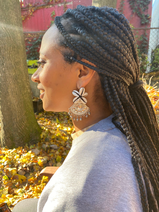 Shell Flower Earrings