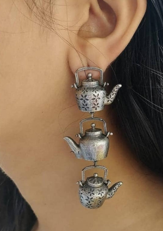 Chai Pot Earrings
