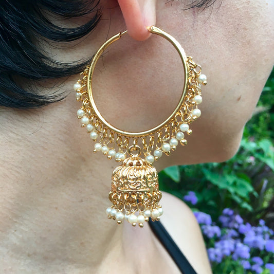 Small Dome Palki Earrings