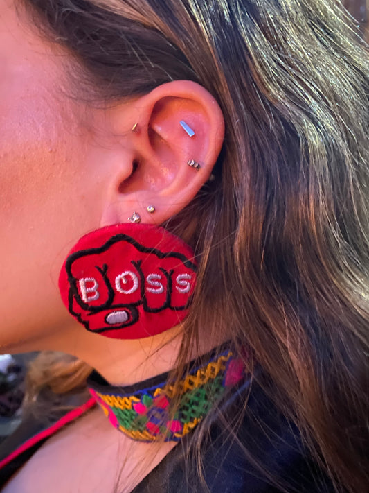 Girl Boss Earrings