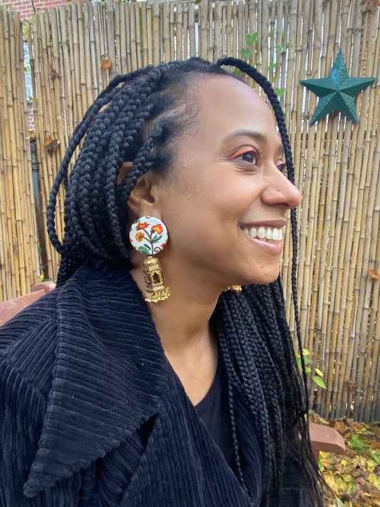 Flower Nagara Earrings