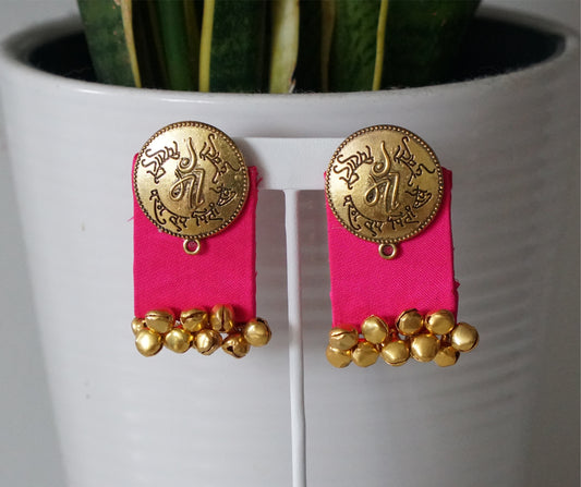 Pink Pop Ghantee Earrings