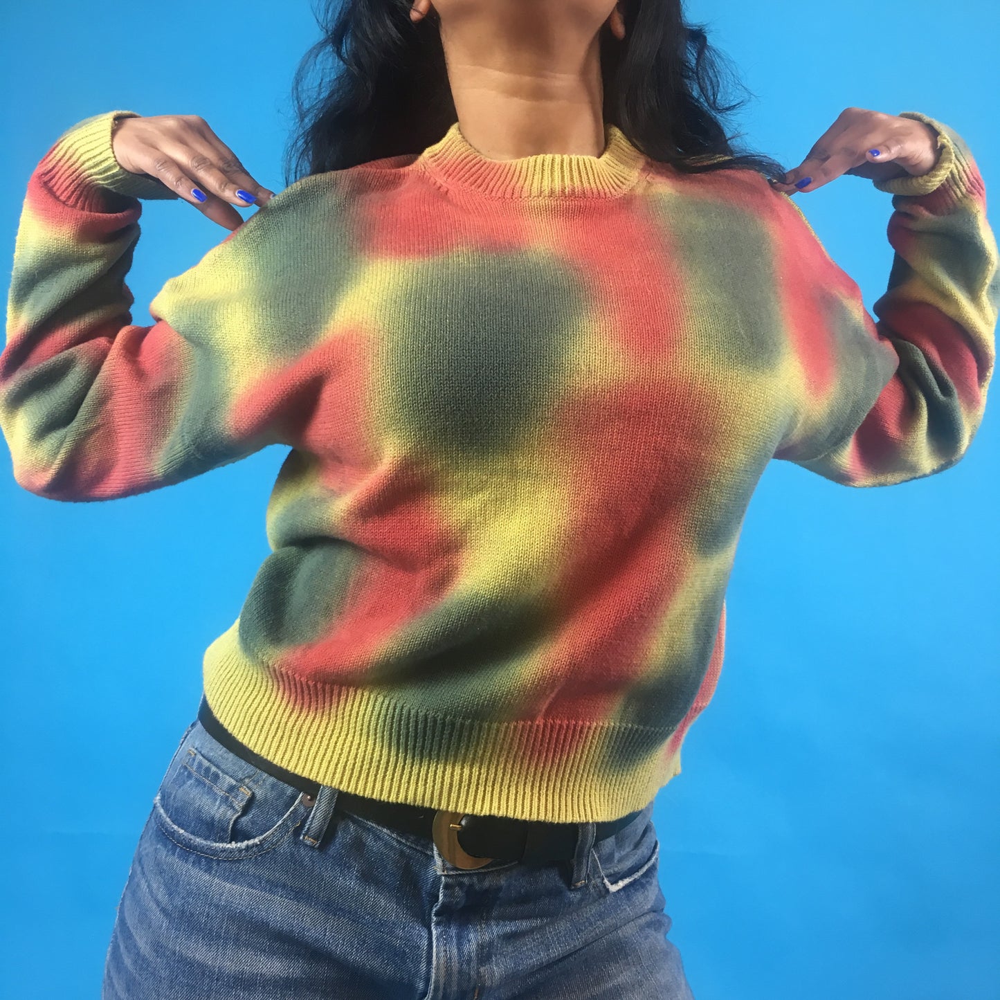 Multi-colored Ecote Sweater ❤️💚💛