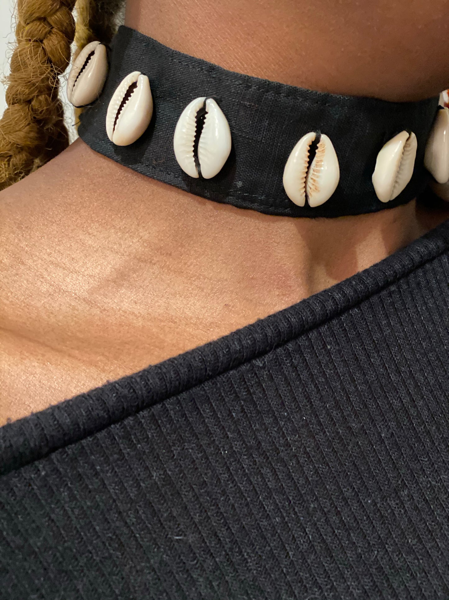 Fabric Shell Choker