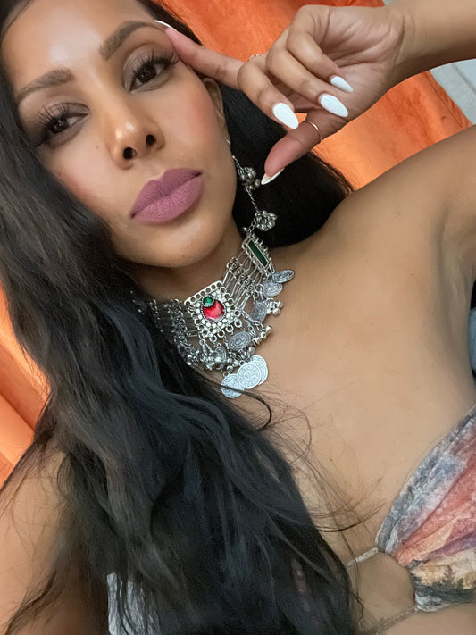 Afghan Crescent Choker