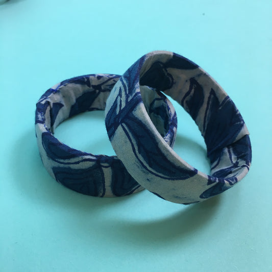 Indian Fabric Print Bracelets (Straight Edge)